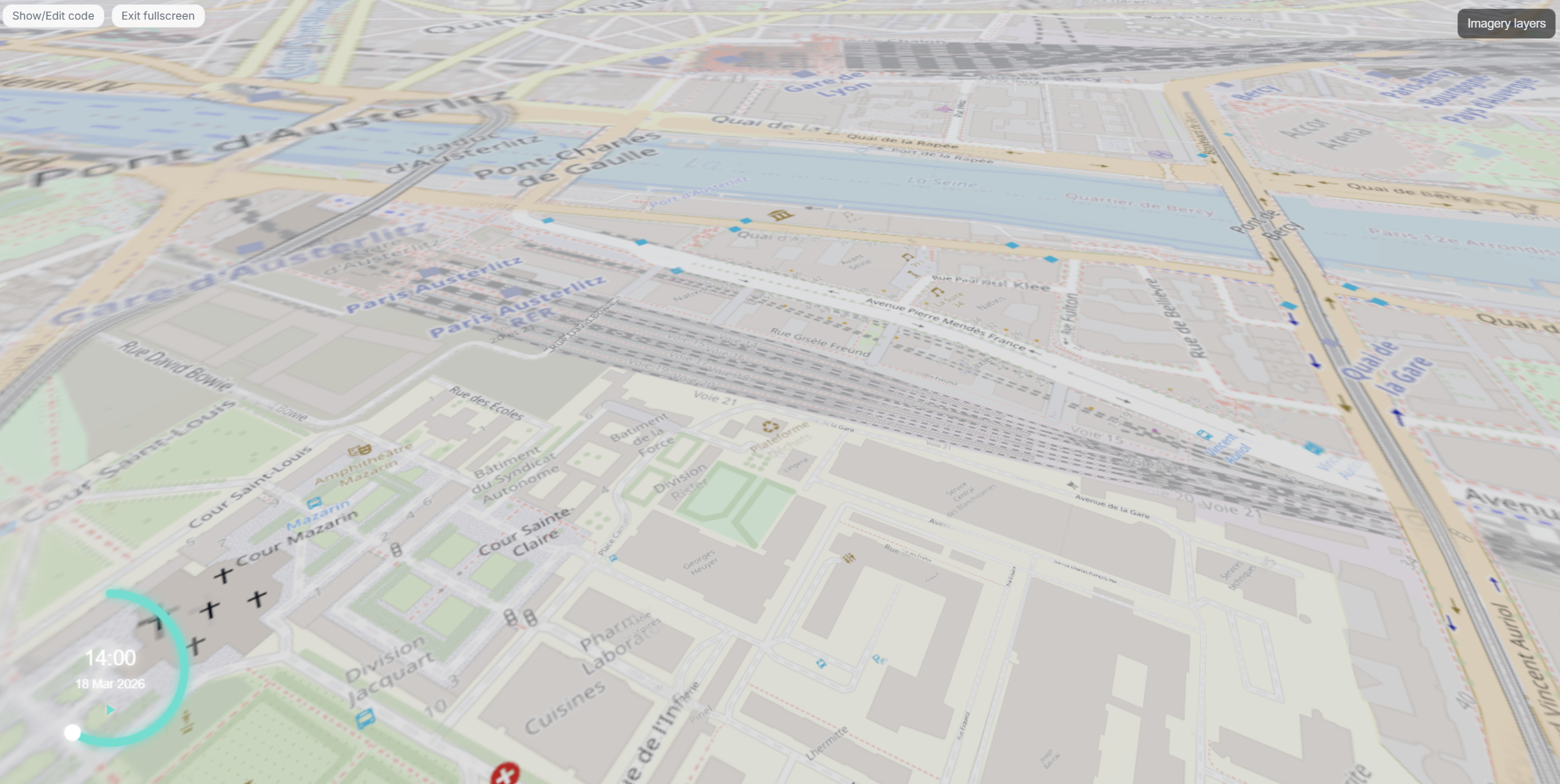 Imagery connectors screenshot